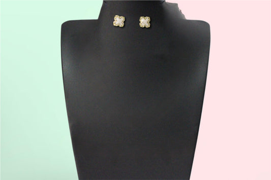 White Clover Earrings