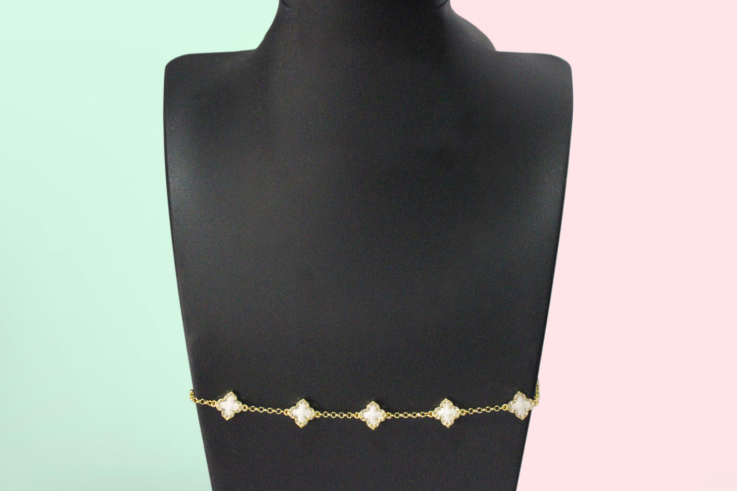 White Clover Bracelet