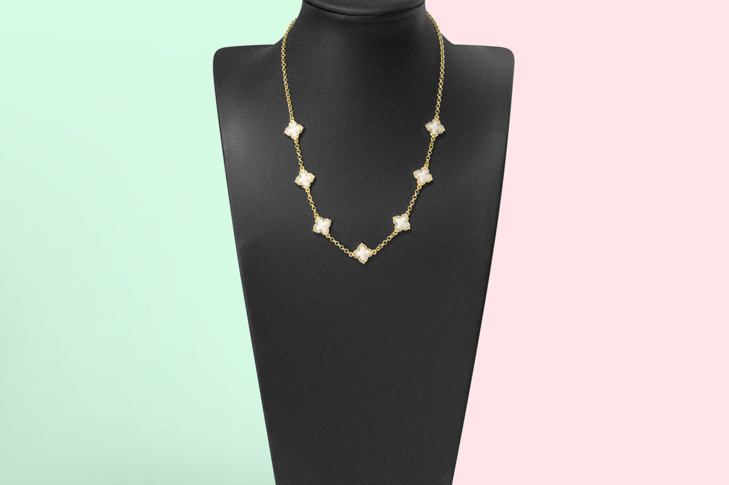 White Clover Necklace