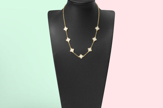 White Clover Necklace